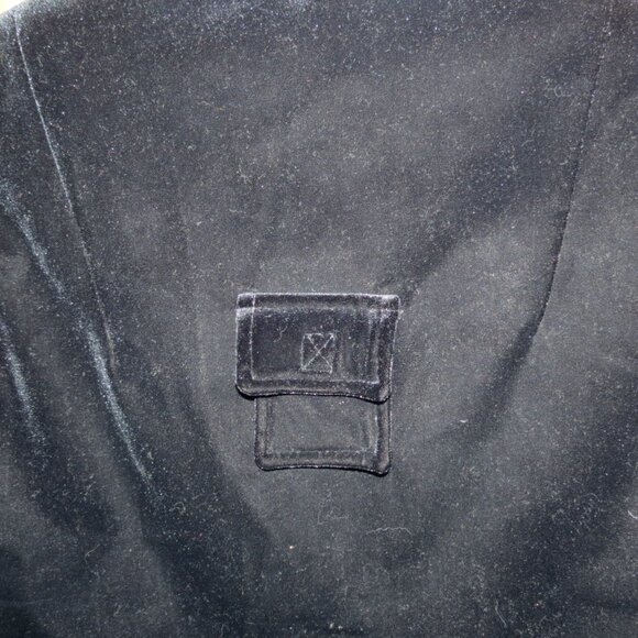 Equestrian Designs Velvet Vest Black Waistcoat Pockets Riding Dressage Sz Small - Picture 6 of 6
